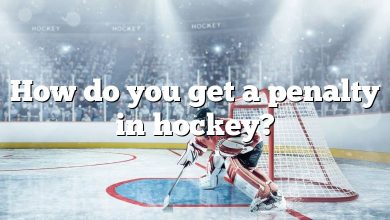 How do you get a penalty in hockey?