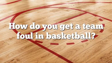 How do you get a team foul in basketball?
