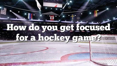 How do you get focused for a hockey game?