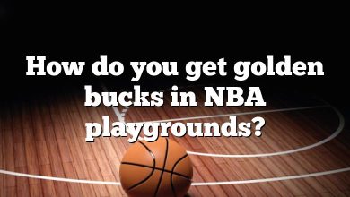 How do you get golden bucks in NBA playgrounds?