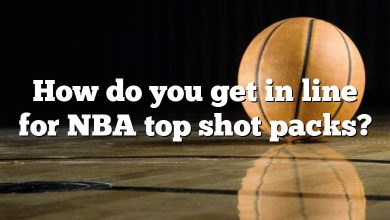 How do you get in line for NBA top shot packs?