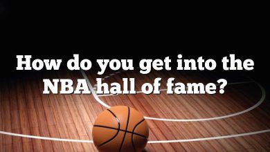 How do you get into the NBA hall of fame?