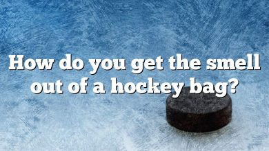 How do you get the smell out of a hockey bag?