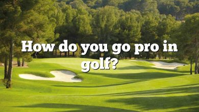 How do you go pro in golf?