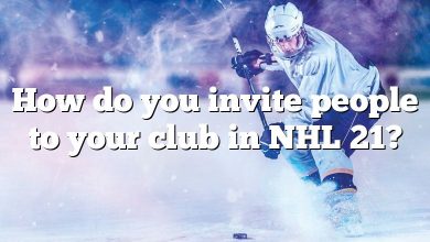 How do you invite people to your club in NHL 21?