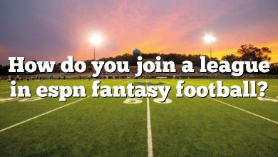 How do you join a league in espn fantasy football?
