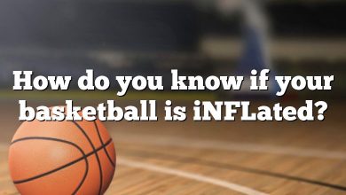 How do you know if your basketball is iNFLated?