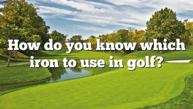 How do you know which iron to use in golf?