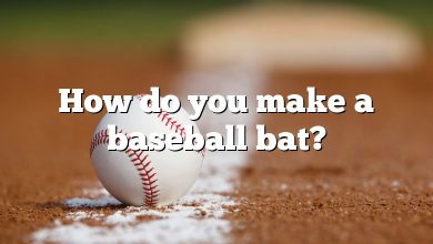 How do you make a baseball bat?