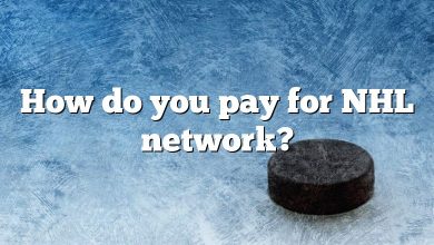 How do you pay for NHL network?