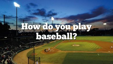 How do you play baseball?