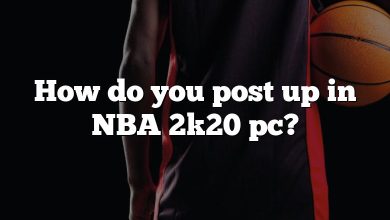 How do you post up in NBA 2k20 pc?