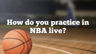 How do you practice in NBA live?