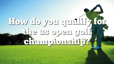 How do you qualify for the us open golf championship?