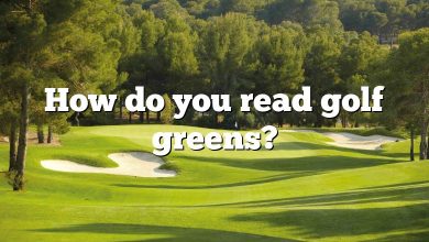 How do you read golf greens?