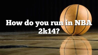 How do you run in NBA 2k14?