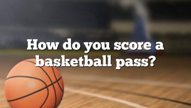 How do you score a basketball pass?