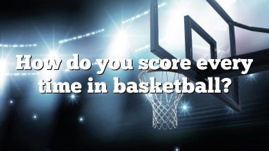 How do you score every time in basketball?