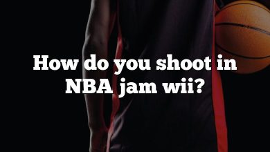 How do you shoot in NBA jam wii?