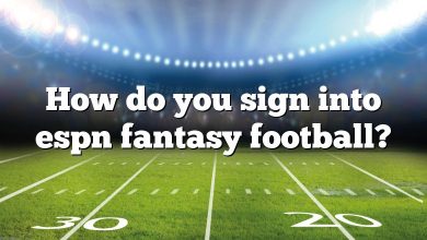 How do you sign into espn fantasy football?