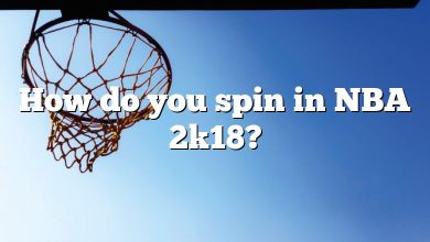 How do you spin in NBA 2k18?