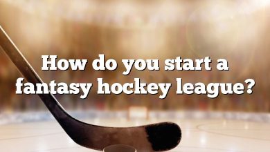 How do you start a fantasy hockey league?