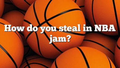 How do you steal in NBA jam?