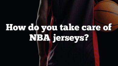 How do you take care of NBA jerseys?