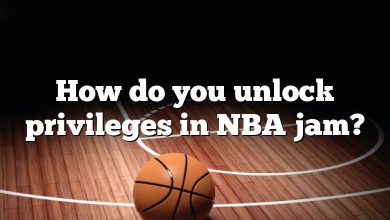 How do you unlock privileges in NBA jam?