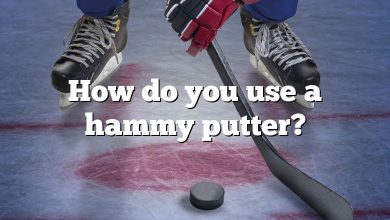 How do you use a hammy putter?