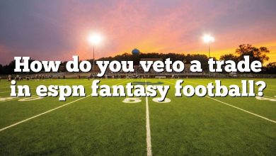 How do you veto a trade in espn fantasy football?