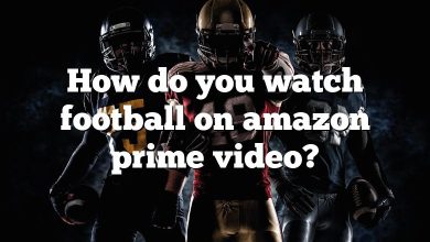 How do you watch football on amazon prime video?