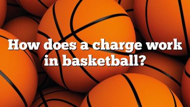 How does a charge work in basketball?