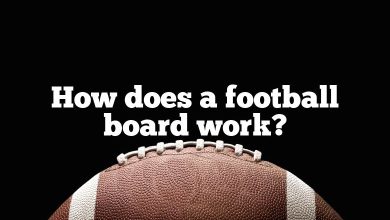 How does a football board work?