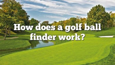 How does a golf ball finder work?