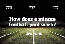 How does a minute football pool work?
