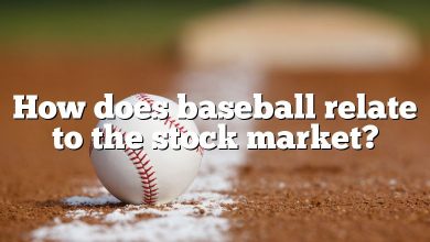 How does baseball relate to the stock market?