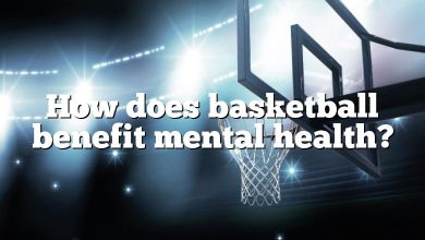 How does basketball benefit mental health?