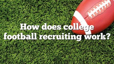 How does college football recruiting work?
