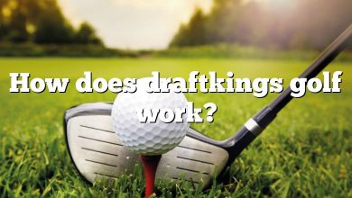 How does draftkings golf work?