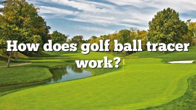 How does golf ball tracer work?