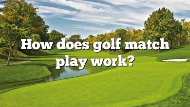 How does golf match play work?