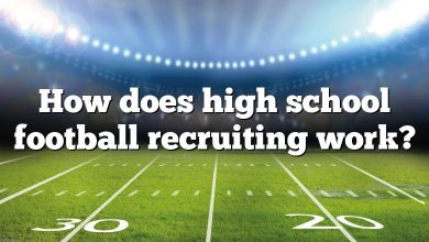 How does high school football recruiting work?