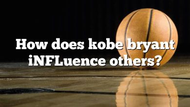 How does kobe bryant iNFLuence others?