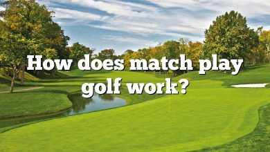 How does match play golf work?
