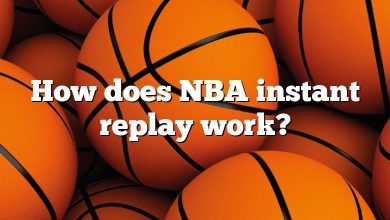 How does NBA instant replay work?