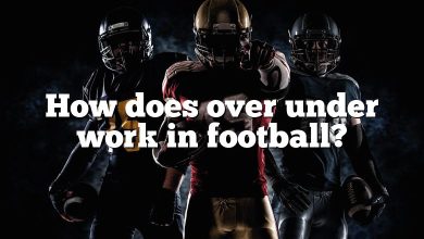 How does over under work in football?