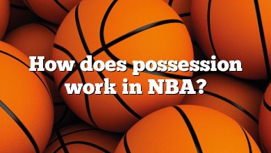 How does possession work in NBA?