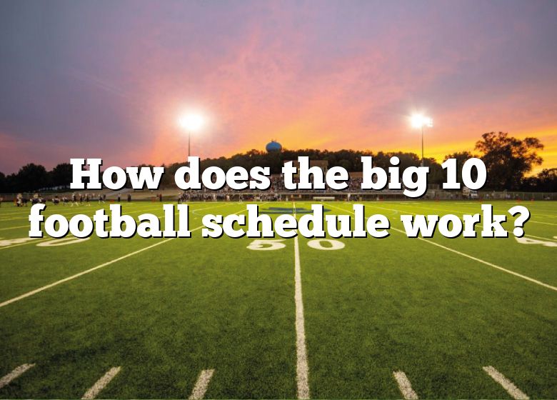 How Does The Big 10 Football Schedule Work? DNA Of SPORTS