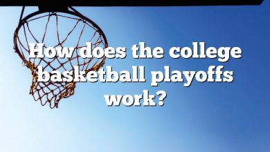 How does the college basketball playoffs work?